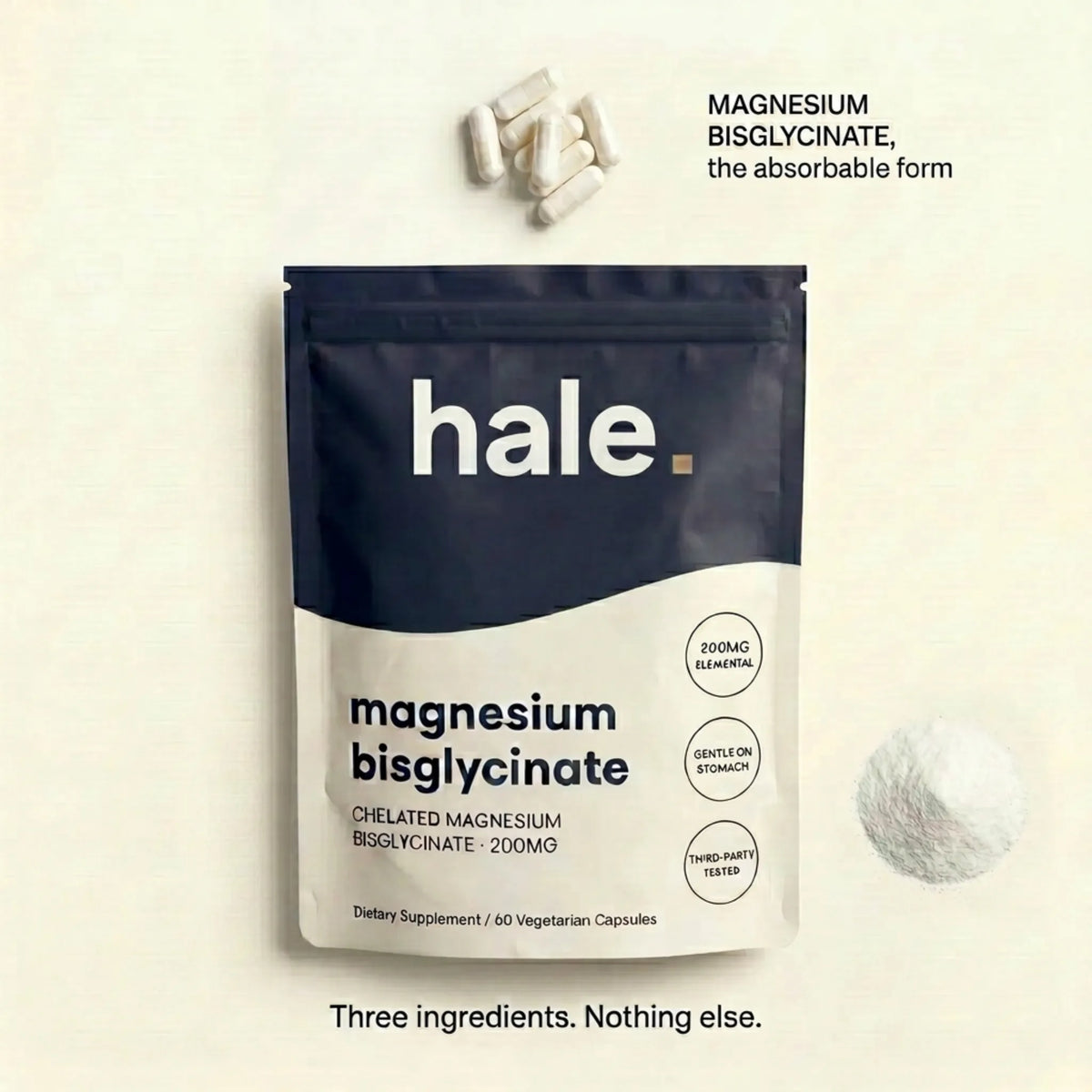 Three ingredients only, magnesium bisglycinate image 5